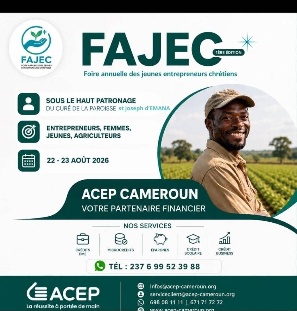 ACEP Cameroun partenaire financier de la première édition de la FAJEC